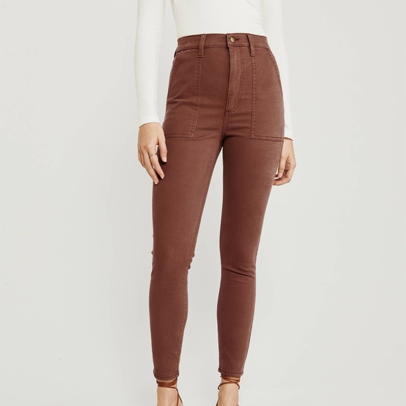 A&F Ultra High Rise Ankle Pants - Picture 2 of 6